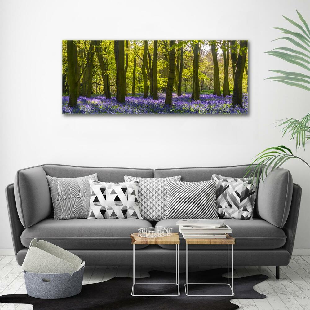 Wall art on glass Forest