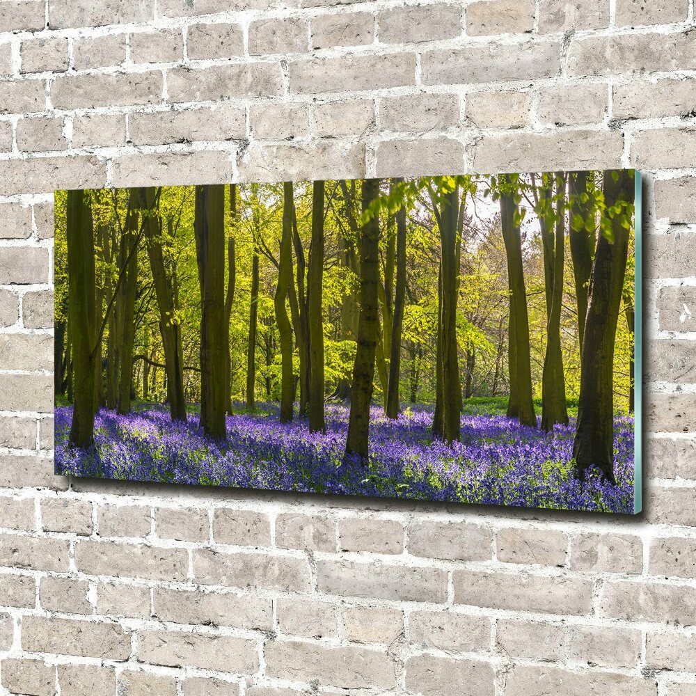 Wall art on glass Forest