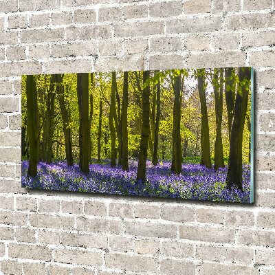 Wall art on glass Forest