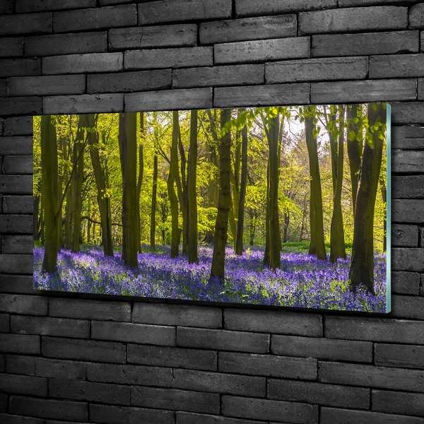 Wall art on glass Forest