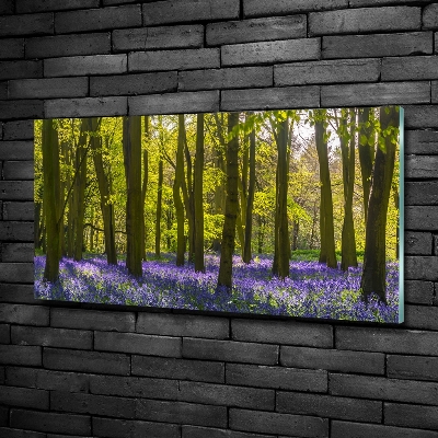 Wall art on glass Forest