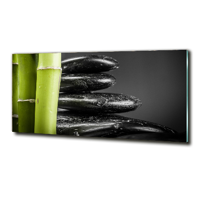 Glass picture print Bamboo