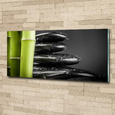 Glass picture print Bamboo