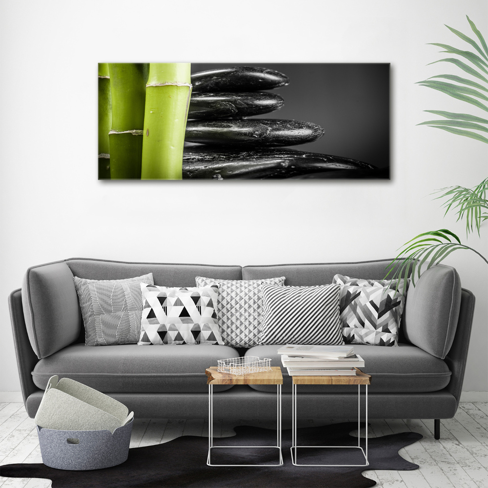 Glass picture print Bamboo