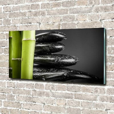 Glass picture print Bamboo