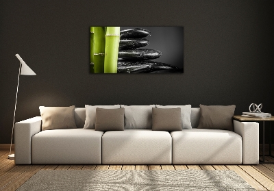 Glass picture print Bamboo