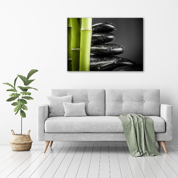 Glass picture print Bamboo