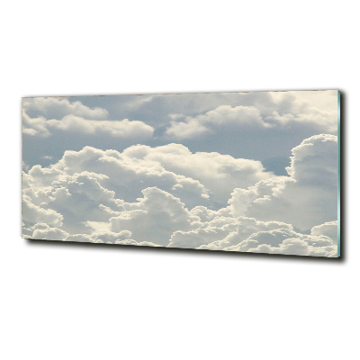 Glass art print Clouds