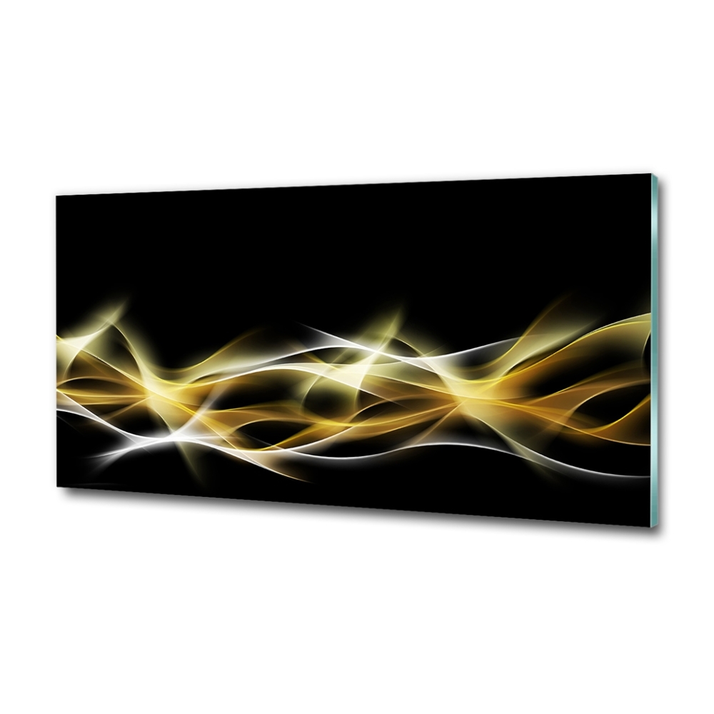 Wall art on glass Light abstraction