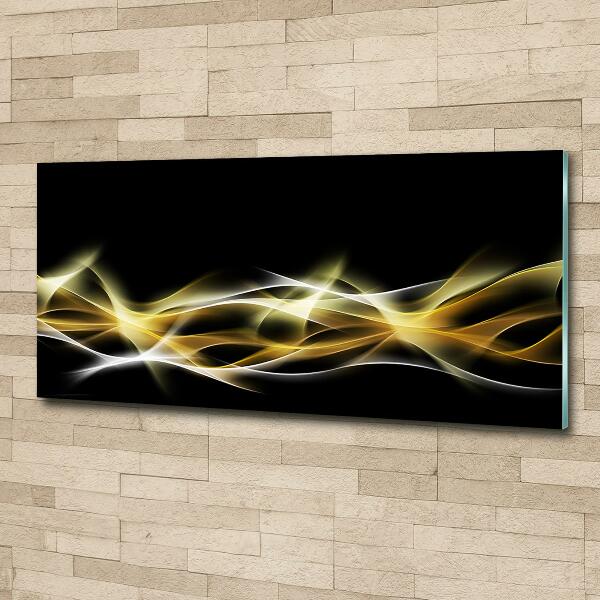 Wall art on glass Light abstraction