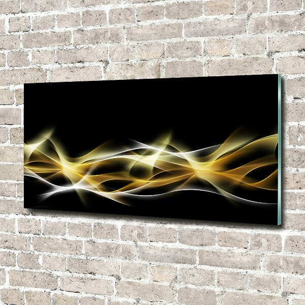 Wall art on glass Light abstraction