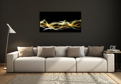 Wall art on glass Light abstraction