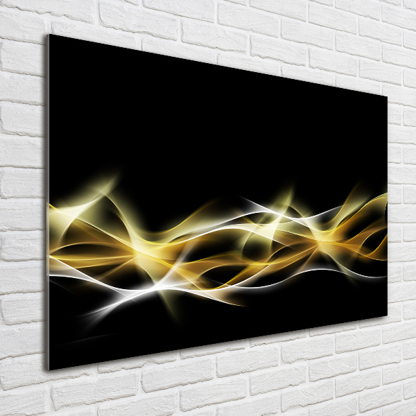 Wall art on glass Light abstraction