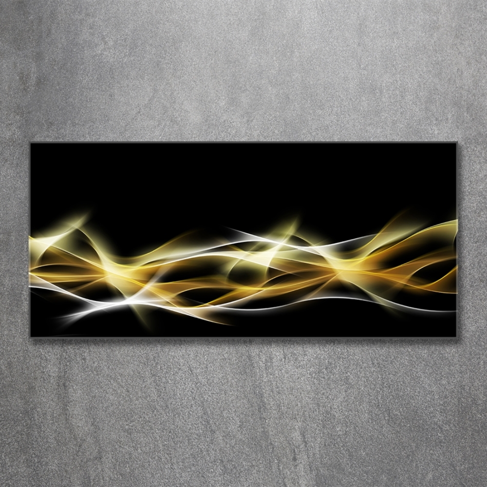 Wall art on glass Light abstraction