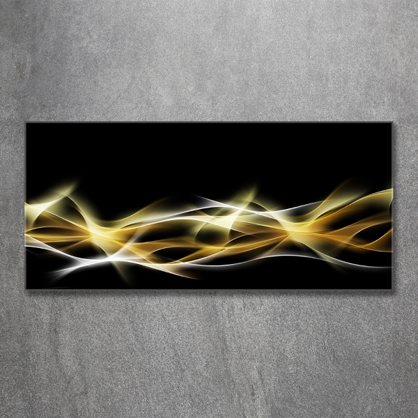 Wall art on glass Light abstraction