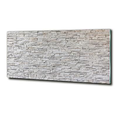 Wall art on glass Stone wall