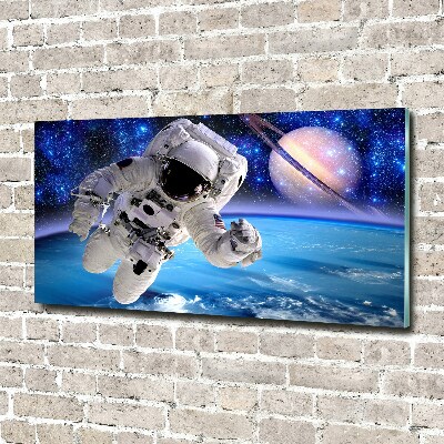 Photo printed on glass Astronaut