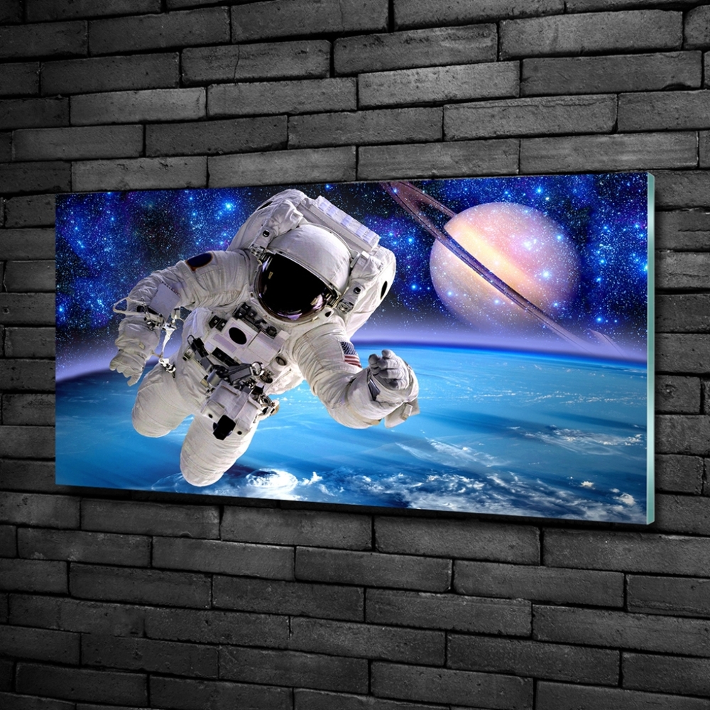 Photo printed on glass Astronaut