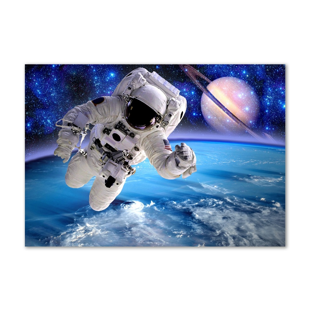 Photo printed on glass Astronaut