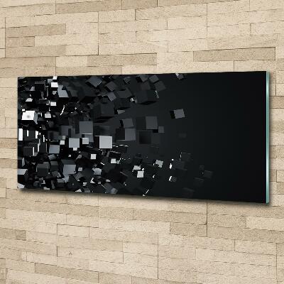 Glass art print 3d abstraction