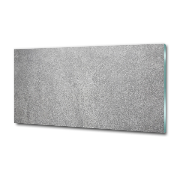 Glass art print Gray wall