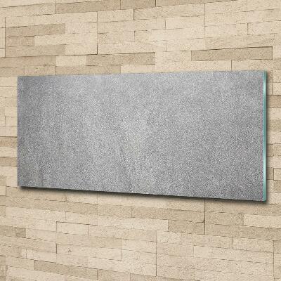 Glass art print Gray wall