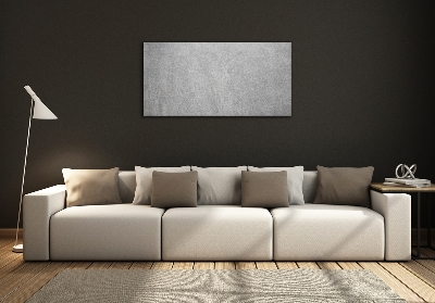 Glass art print Gray wall