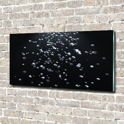 Wall art on glass 3d abstraction