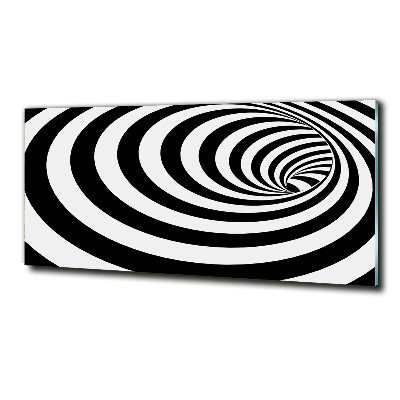 Glass art print Striped spiral