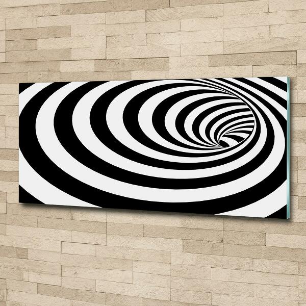 Glass art print Striped spiral