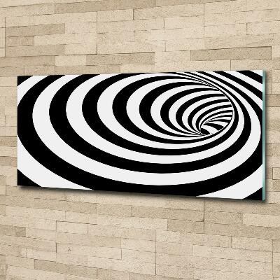 Glass art print Striped spiral