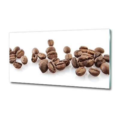 Glass picture wall art Coffee beans