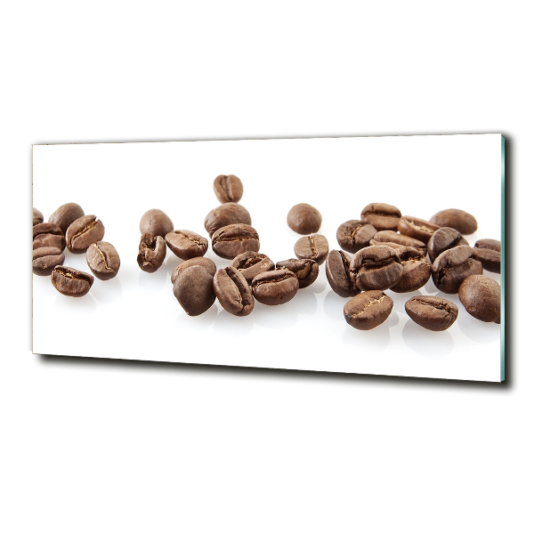 Glass picture wall art Coffee beans