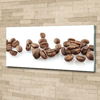 Glass picture wall art Coffee beans