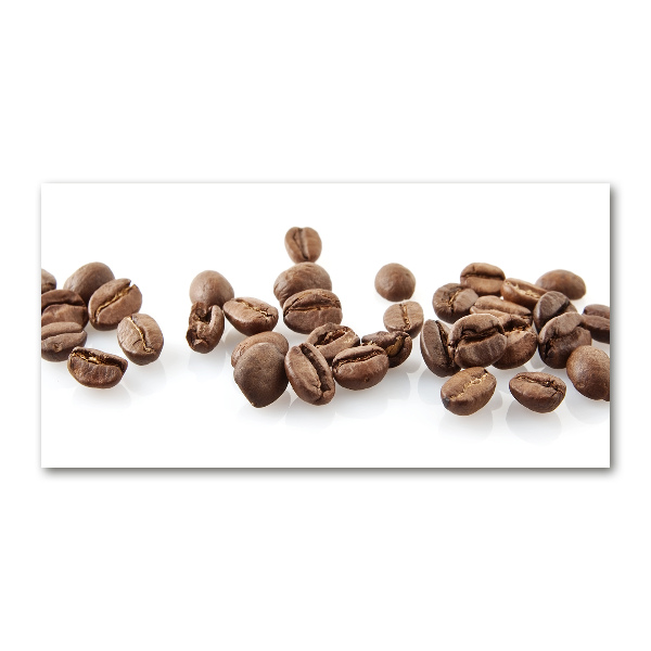 Glass picture wall art Coffee beans