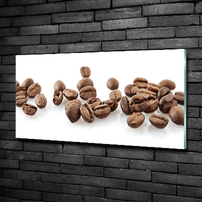 Glass picture wall art Coffee beans