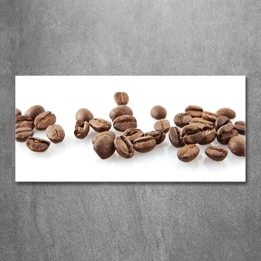 Glass picture wall art Coffee beans