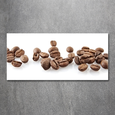 Glass picture wall art Coffee beans