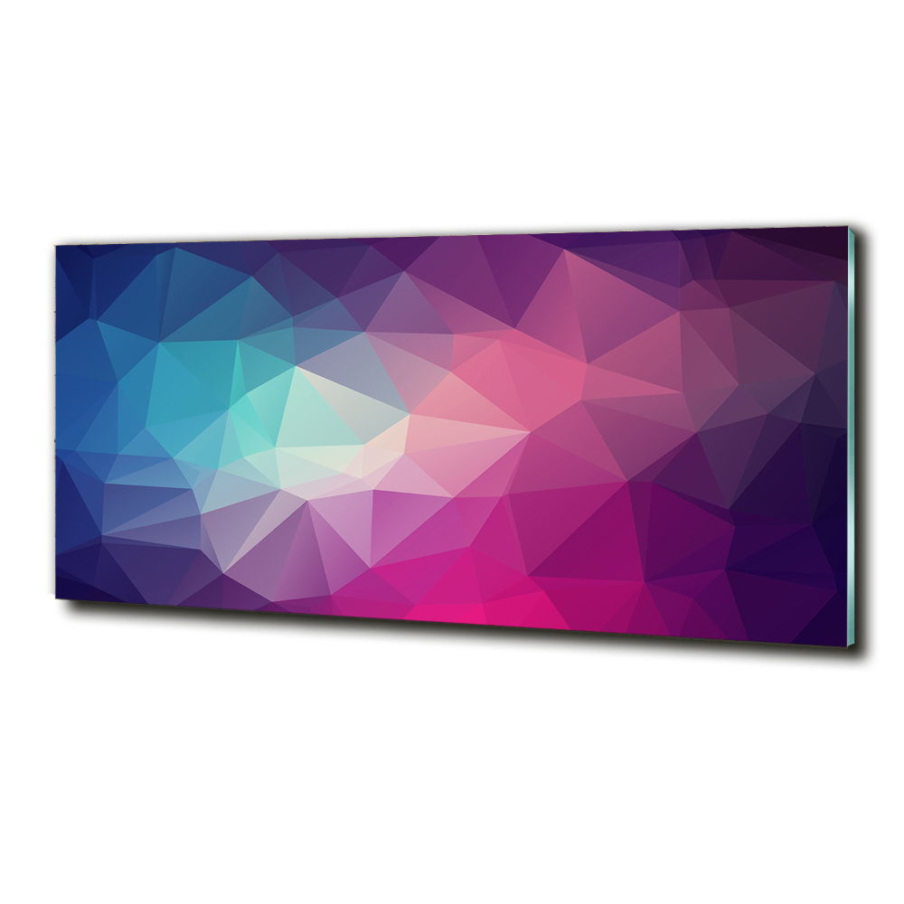 Wall art on glass Abstraction background