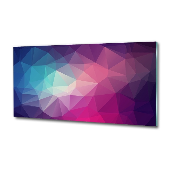 Wall art on glass Abstraction background