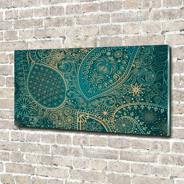 Glass art print Background ornaments