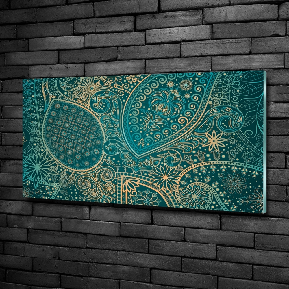 Glass art print Background ornaments