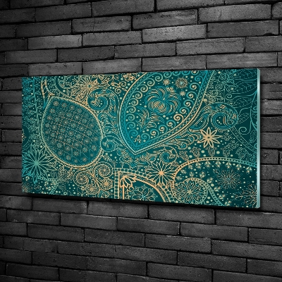 Glass art print Background ornaments