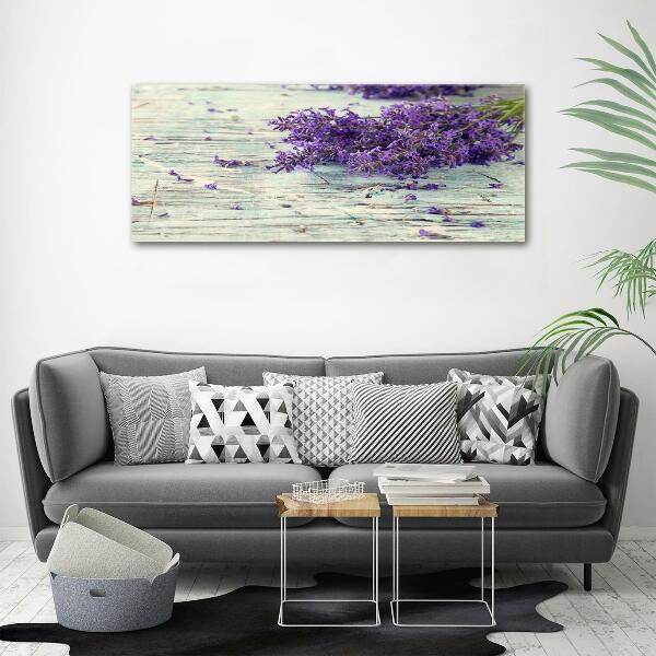 Glass art print Lavender