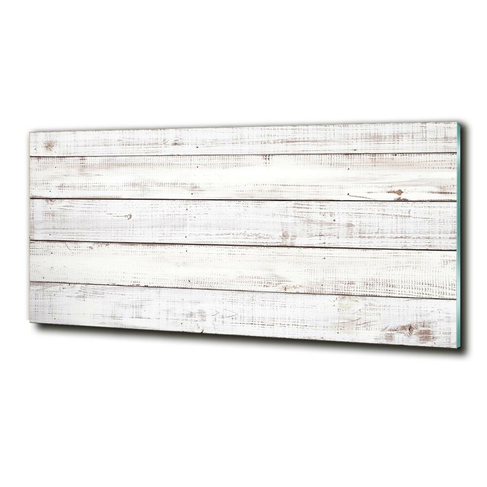 Glass art print Wooden wall