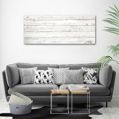 Glass art print Wooden wall