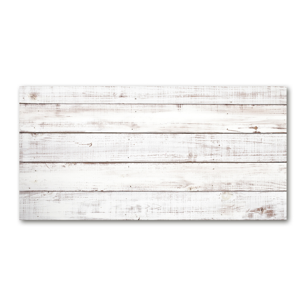 Glass art print Wooden wall