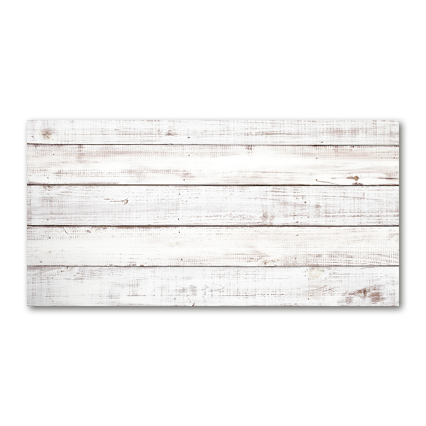 Glass art print Wooden wall