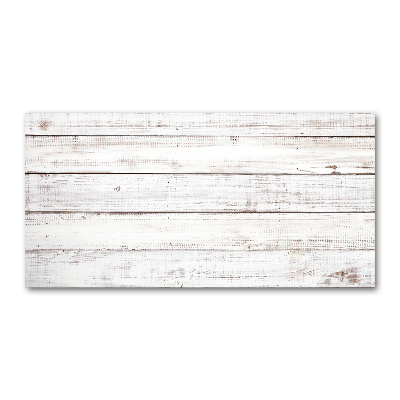 Glass art print Wooden wall