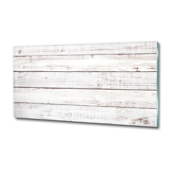 Glass art print Wooden wall